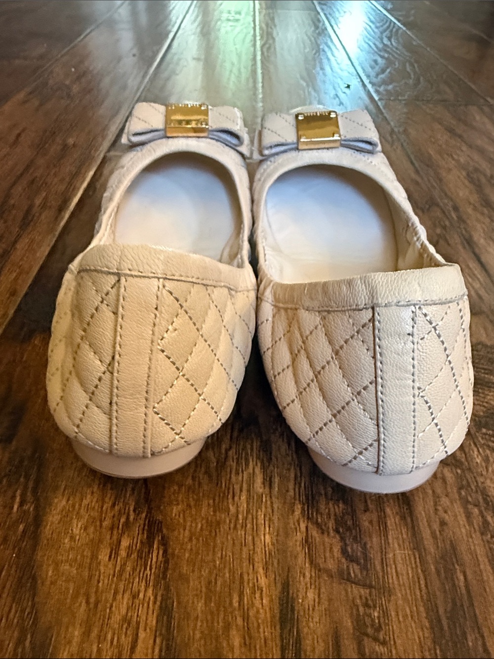 Cole Haan Tali Quilted Nude Ballet Flats, size 7 - Picture 9 of 9